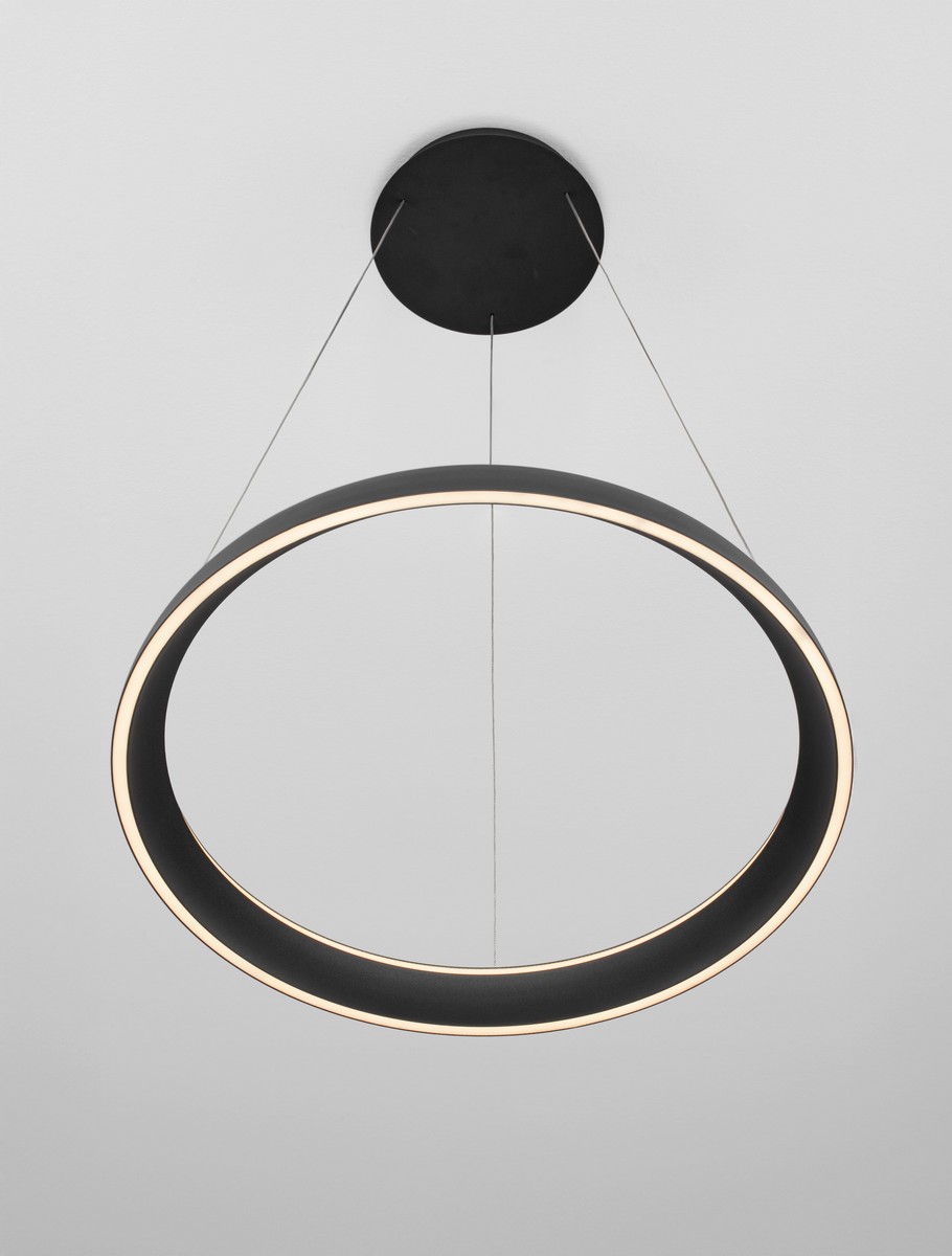 Lampa wisząca nowoczesna Luces Exclusivas AYLLON, czarna, LED 61 W, Ø 60 cm – LE45899 - obrazek 4