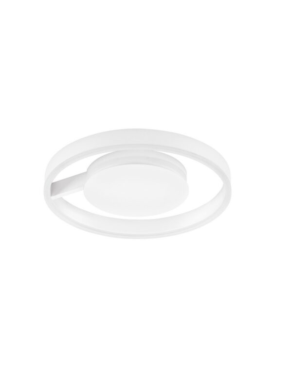 Plafon nowoczesny Luces Exclusivas AZKOIT, biały, LED 41 W, Ø 40 cm – LE45904