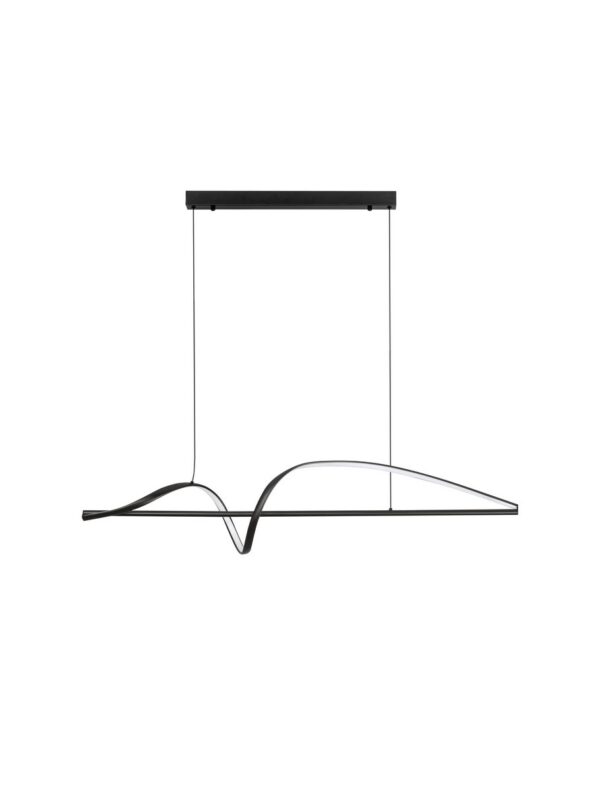 Lampa wisząca nowoczesna Luces Exclusivas BAEZA, czarna, LED 26 W 3000 K, szer. 25 cm – LE45911