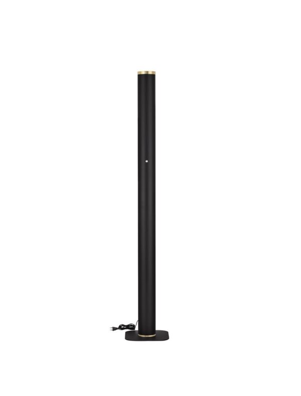 Lampa podłogowa industrialna Luces Exclusivas BALAZO, czarna, LED 57 W 3000 K, wys. 180 cm – LE45916