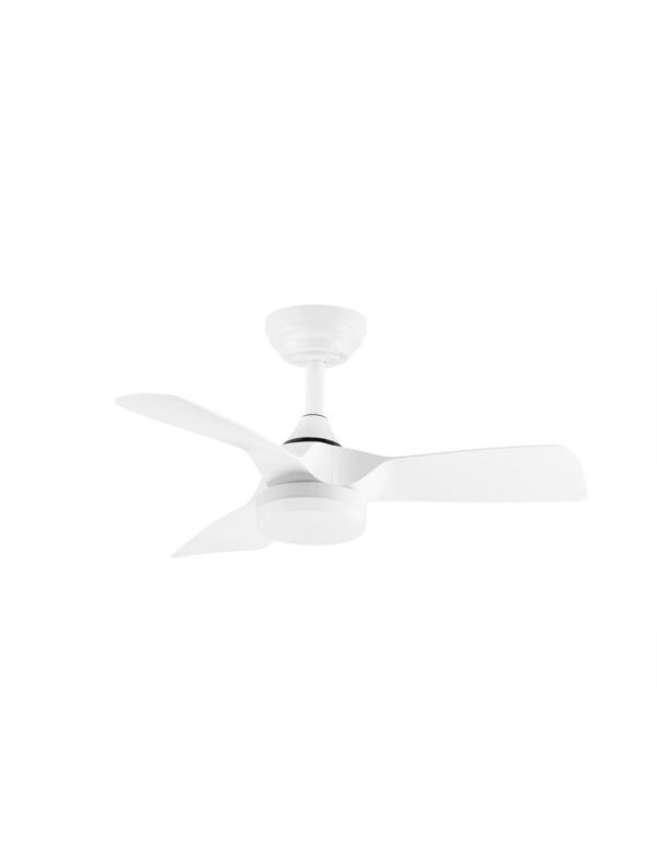 Wentylator sufitowy z oświetleniem nowoczesny Luces Exclusivas BENASAU, biały, LED 18 W, Ø 67,4 cm – LE45944