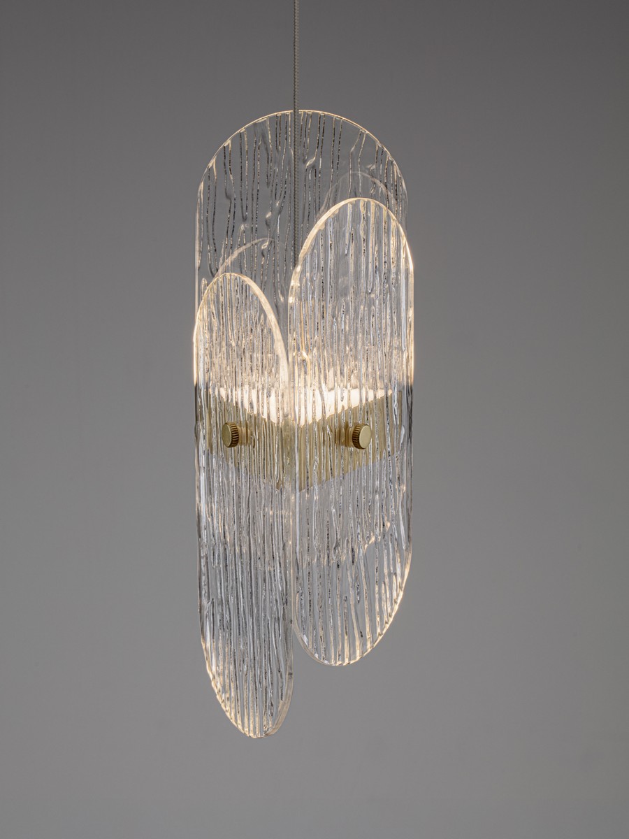 Lampa wisząca nowoczesna Luces Exclusivas BOSSOST, złota, LED 9 W 3000 K, Ø 14 cm – LE45952 - obrazek 3