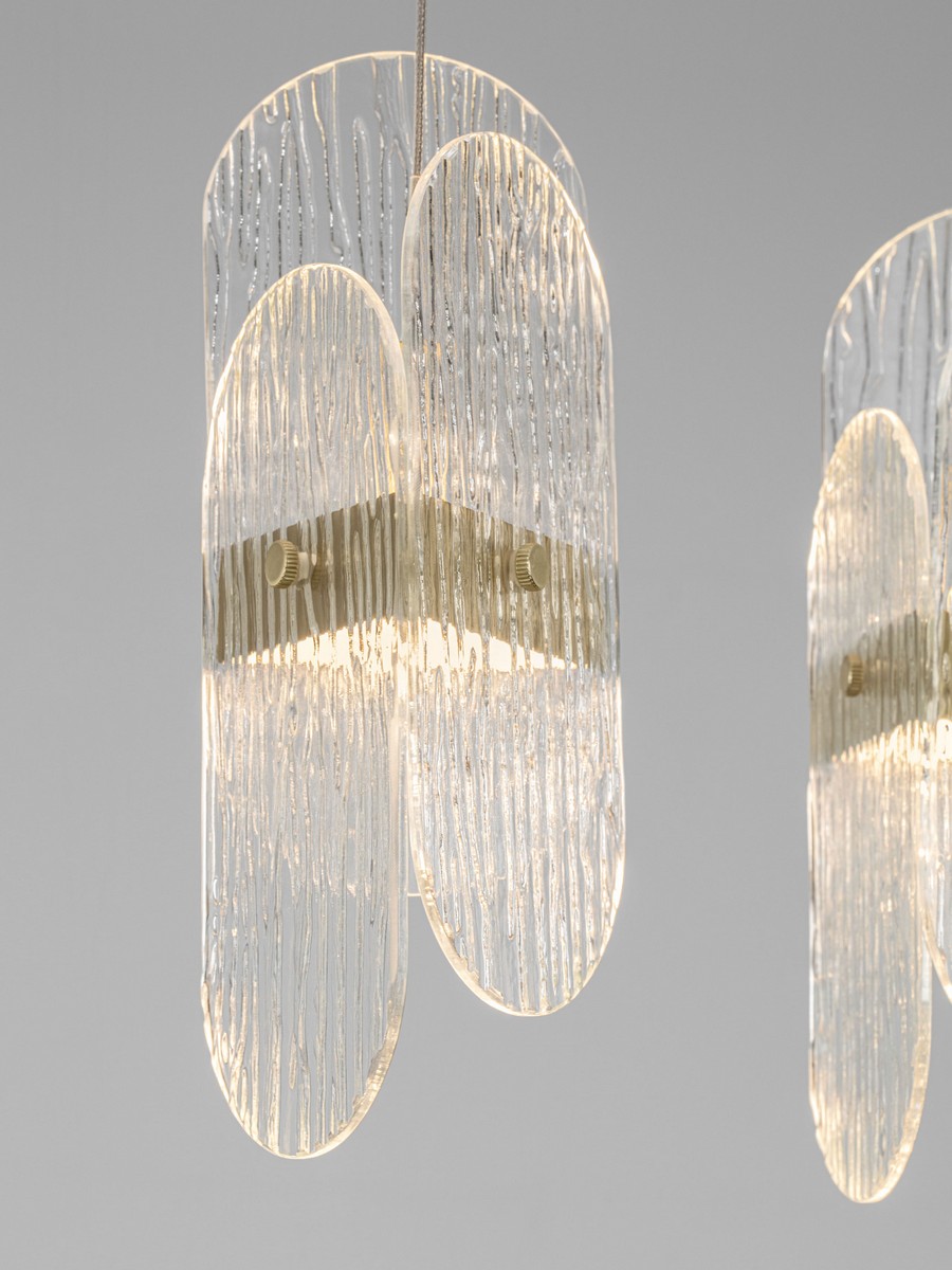 Lampa wisząca nowoczesna Luces Exclusivas BOSSOST, złota, LED 34 W 3000 K, dł. 100 cm – LE45958 - obrazek 3
