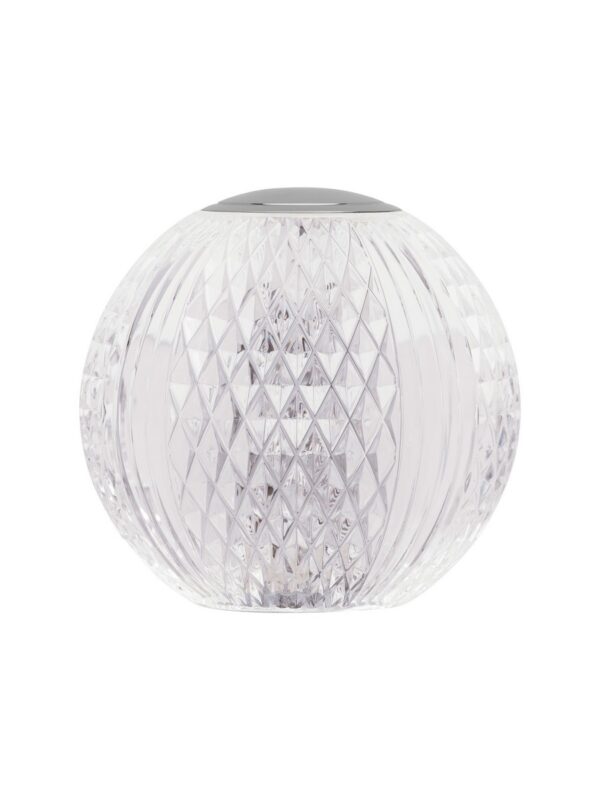 Lampa stołowa nowoczesna Luces Exclusivas CANA, chrom, LED 1,5 W 3200 K, wys. 9 cm – LE45972