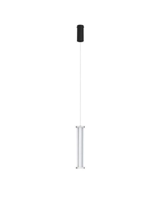 Lampa wisząca nowoczesna Luces Exclusivas CONIL, przezroczysta / nikiel satynowany, LED 6 W 3000 K, Ø 6,4 cm – LE45981