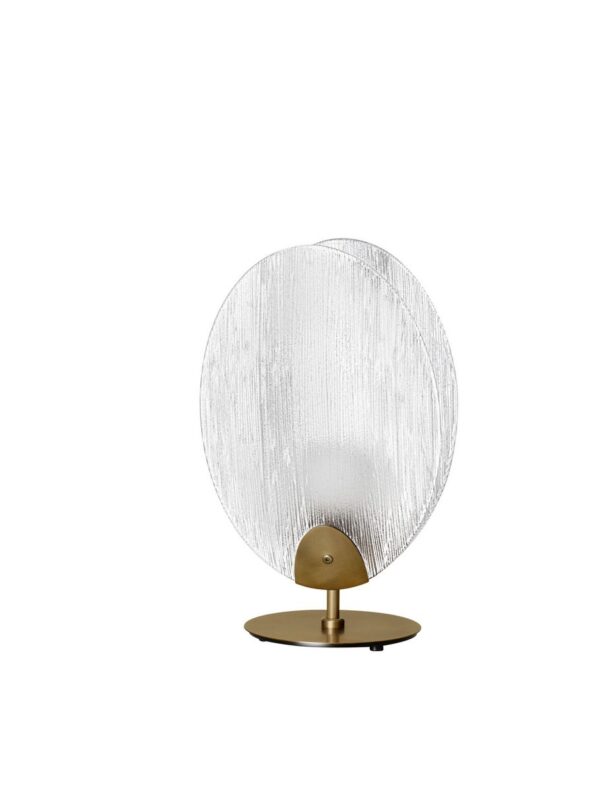Lampa stołowa nowoczesna Luces Exclusivas CONSUEGRA, mosiądz antyczny, LED 6 W 3000 K, wys. 49 cm – LE46002