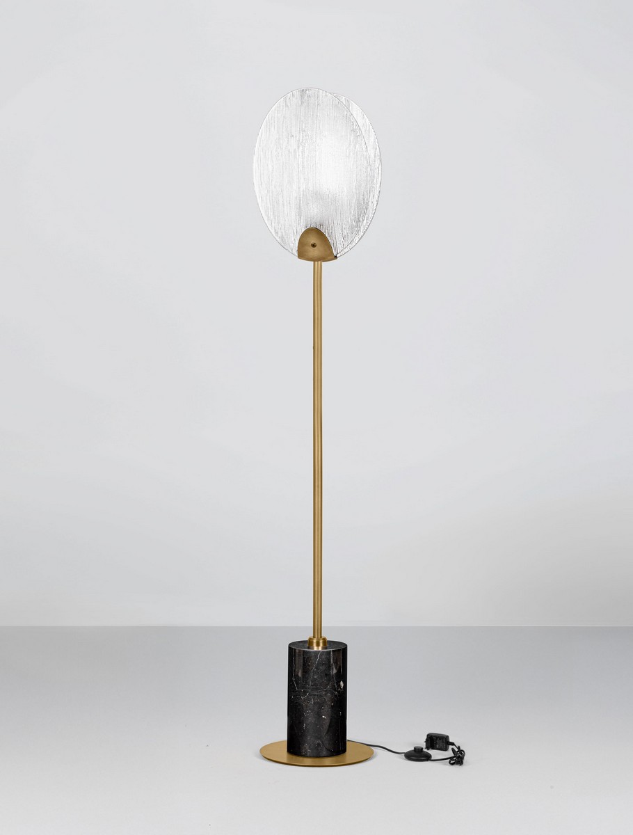 Lampa podłogowa nowoczesna Luces Exclusivas CONSUEGRA, mosiądz antyczny, LED 6 W 3000 K, wys. 168 cm – LE46003 - obrazek 2