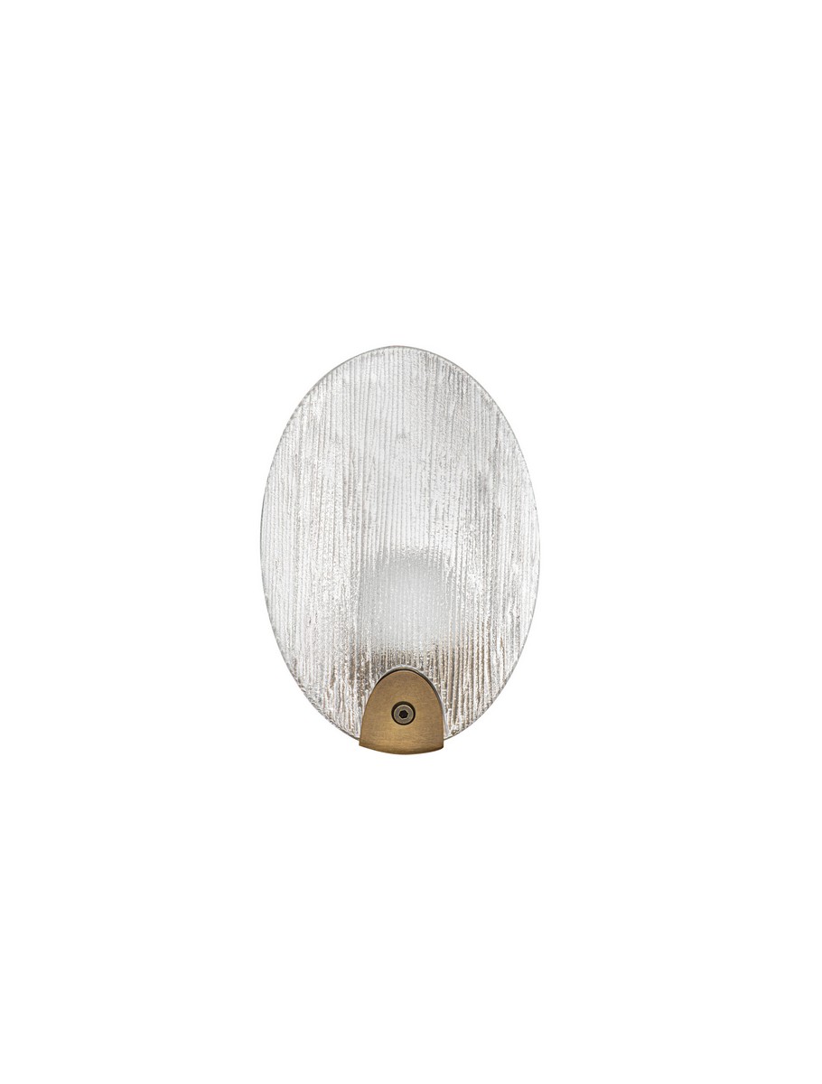 Kinkiet nowoczesny Luces Exclusivas CONSUEGRA, mosiądz antyczny, LED 2 W 3000 K, szer. 12 cm – LE46004 - obrazek 2