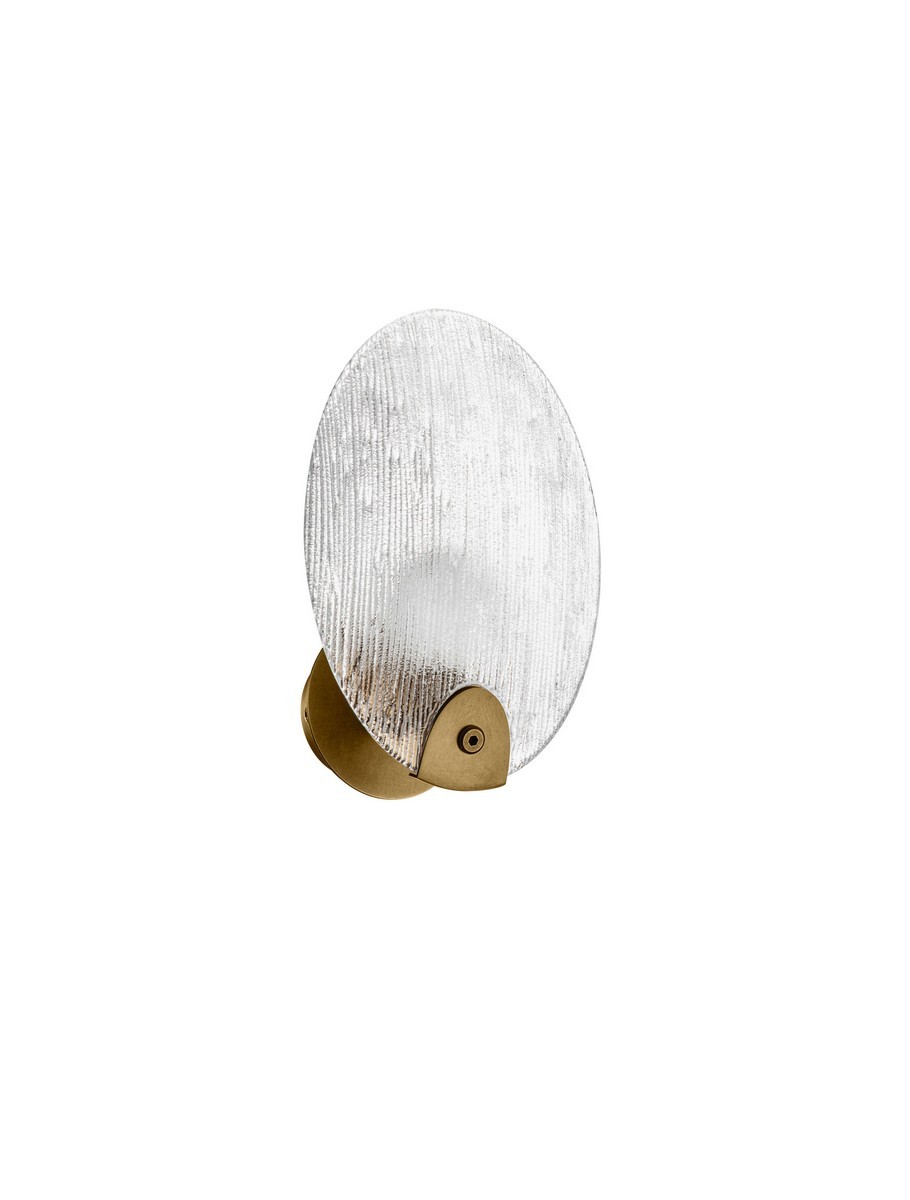Kinkiet nowoczesny Luces Exclusivas CONSUEGRA, mosiądz antyczny, LED 2 W 3000 K, szer. 12 cm – LE46004