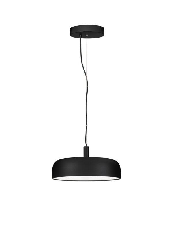Lampa wisząca nowoczesna Luces Exclusivas DORRIA, czarna, LED 27 W 3000 K, Ø 40 cm – LE46006