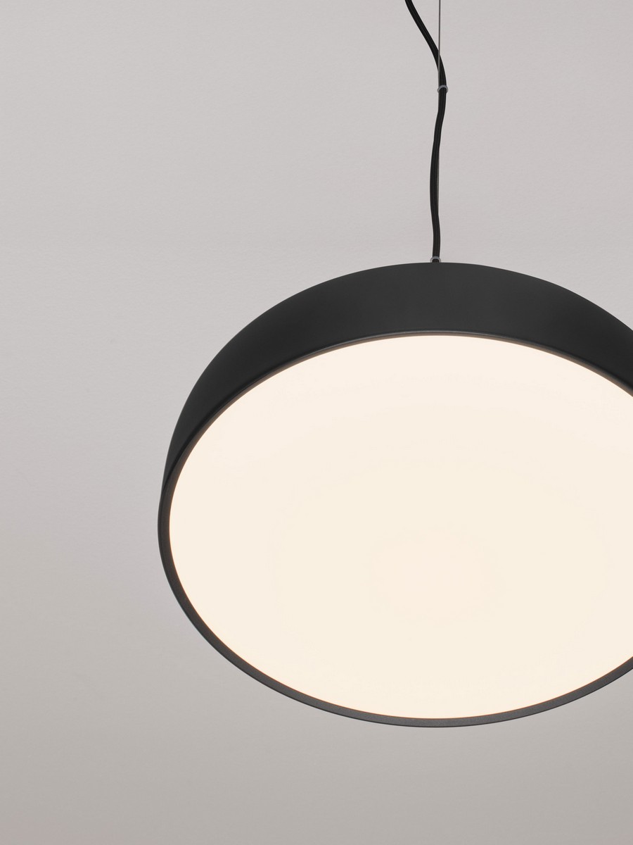 Lampa wisząca nowoczesna Luces Exclusivas DORRIA, czarna, LED 27 W 3000 K, Ø 40 cm – LE46006 - obrazek 2