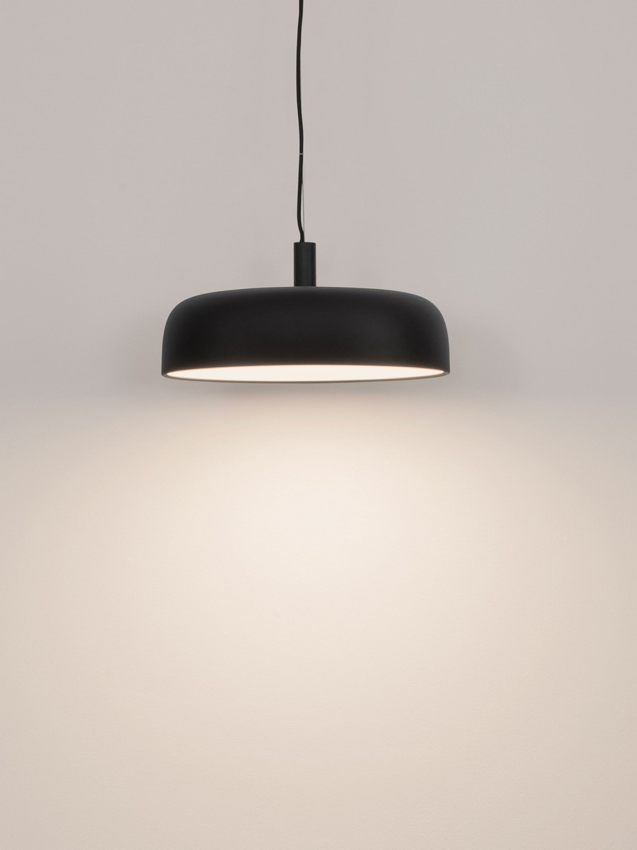 Lampa wisząca nowoczesna Luces Exclusivas DORRIA, czarna, LED 27 W 3000 K, Ø 40 cm – LE46006 - obrazek 4