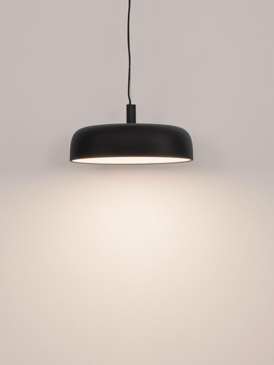 Lampa wisząca nowoczesna Luces Exclusivas DORRIA, czarna, LED 27 W 2700 K, Ø 40 cm – LE46007 - obrazek 2