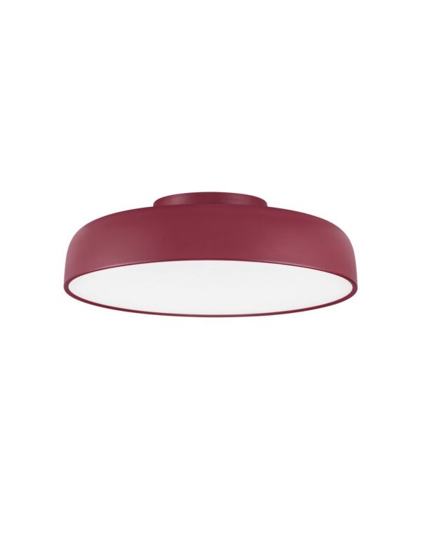 Plafon nowoczesny Luces Exclusivas DORRIA, bordowy, LED 36 W 2700 K, Ø 50 cm – LE46028