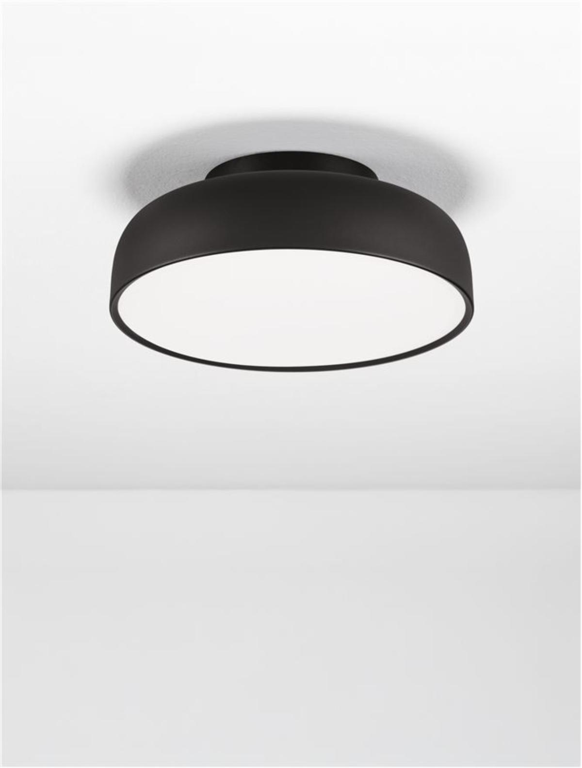 Plafon nowoczesny Luces Exclusivas DORRIA, czarny, LED 27 W 2700 K, Ø 40 cm – LE46030 - obrazek 2