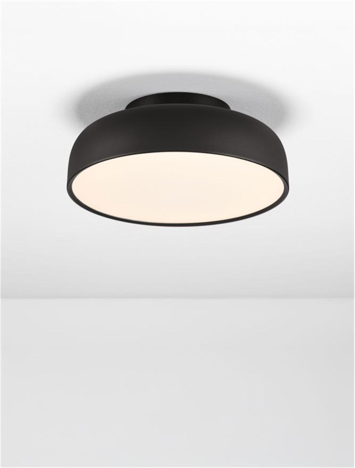 Plafon nowoczesny Luces Exclusivas DORRIA, czarny, LED 27 W 2700 K, Ø 40 cm – LE46030 - obrazek 3