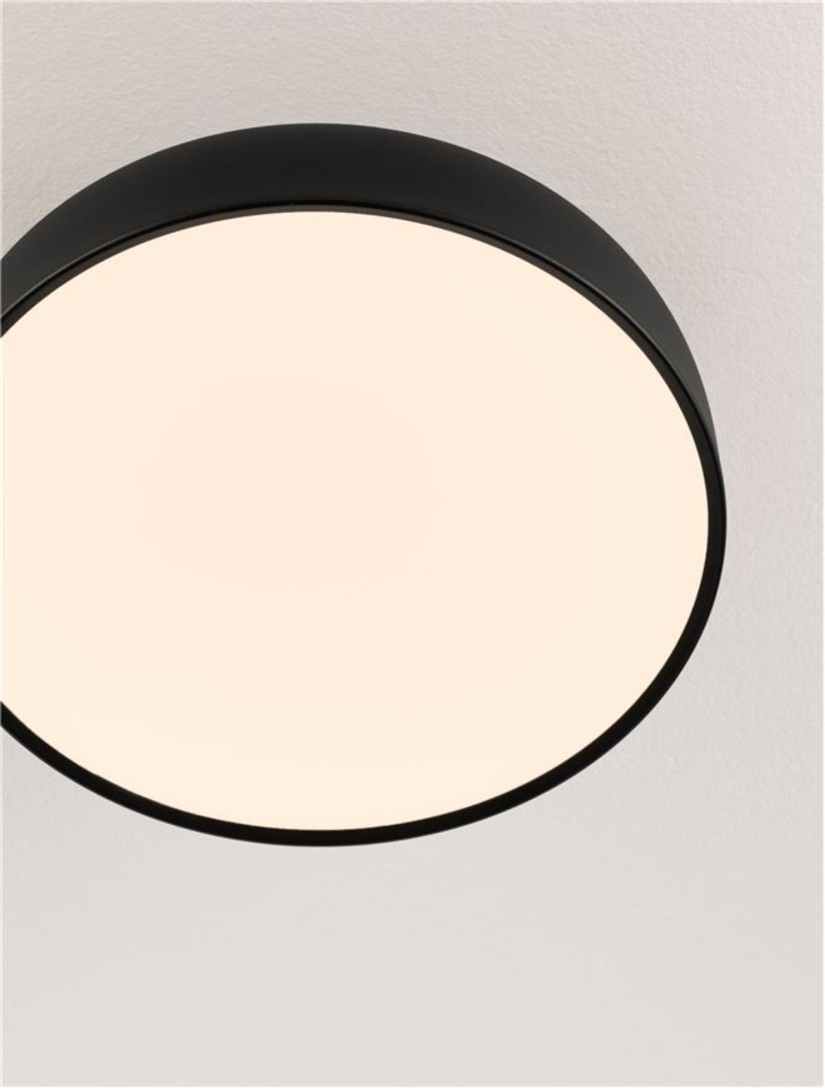 Plafon nowoczesny Luces Exclusivas DORRIA, czarny, LED 27 W 2700 K, Ø 40 cm – LE46030 - obrazek 5