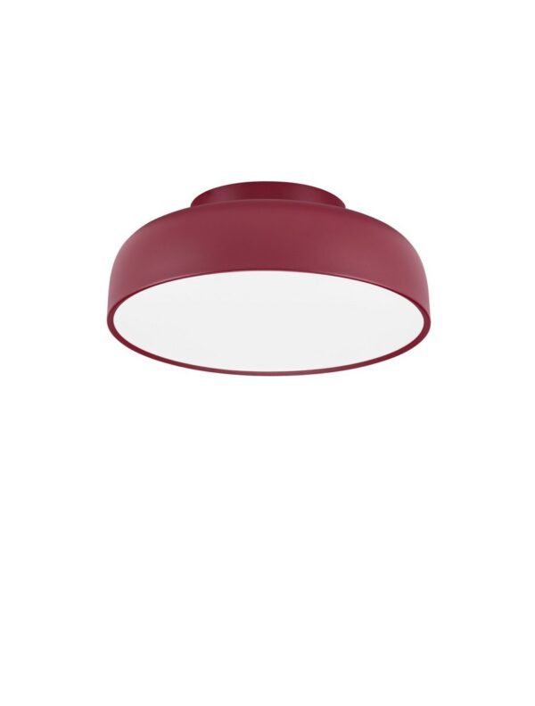 Plafon nowoczesny Luces Exclusivas DORRIA, bordowy, LED 27 W 3000 K, Ø 40 cm – LE46035