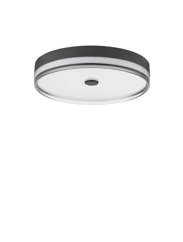 Plafon nowoczesny Luces Exclusivas FELANI, czarny, LED 31 W 3000 K, Ø 50 cm – LE46038