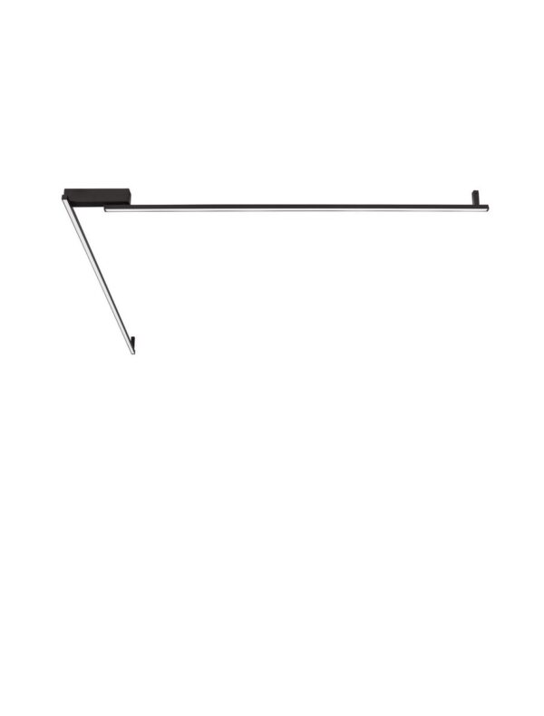 Plafon nowoczesny Luces Exclusivas FORNA, czarny, LED 39 W 3000 K, szer. 4 cm – LE46041