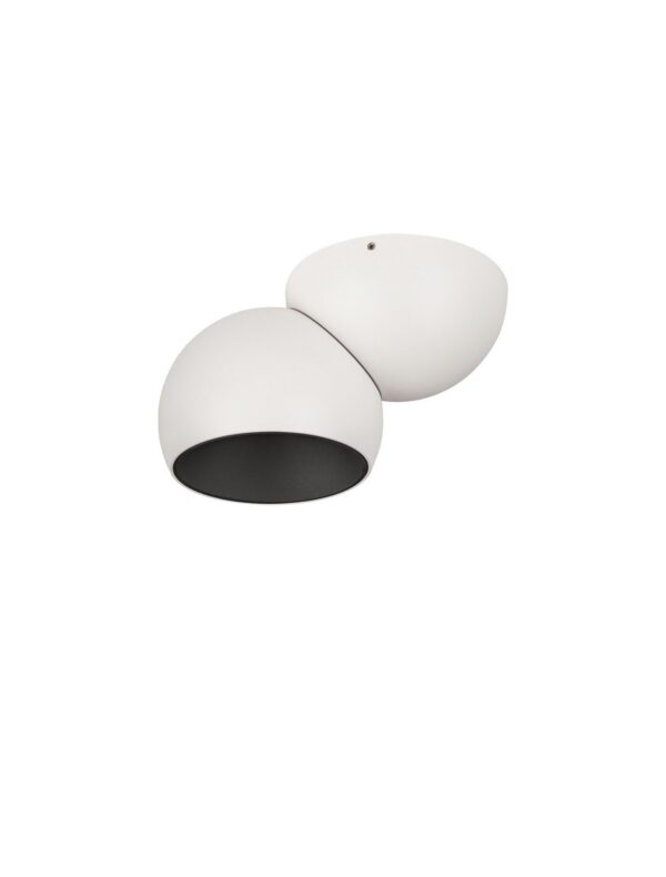 Plafon nowoczesny Luces Exclusivas FRONTERA, biały, LED 11 W 3000 K, szer. 15,7 cm – LE46044