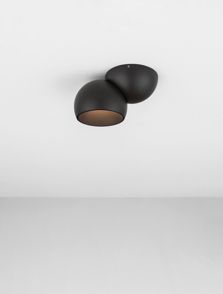 Plafon nowoczesny Luces Exclusivas FRONTERA, czarny, LED 11 W 3000 K, szer. 15,7 cm – LE46045 - obrazek 3