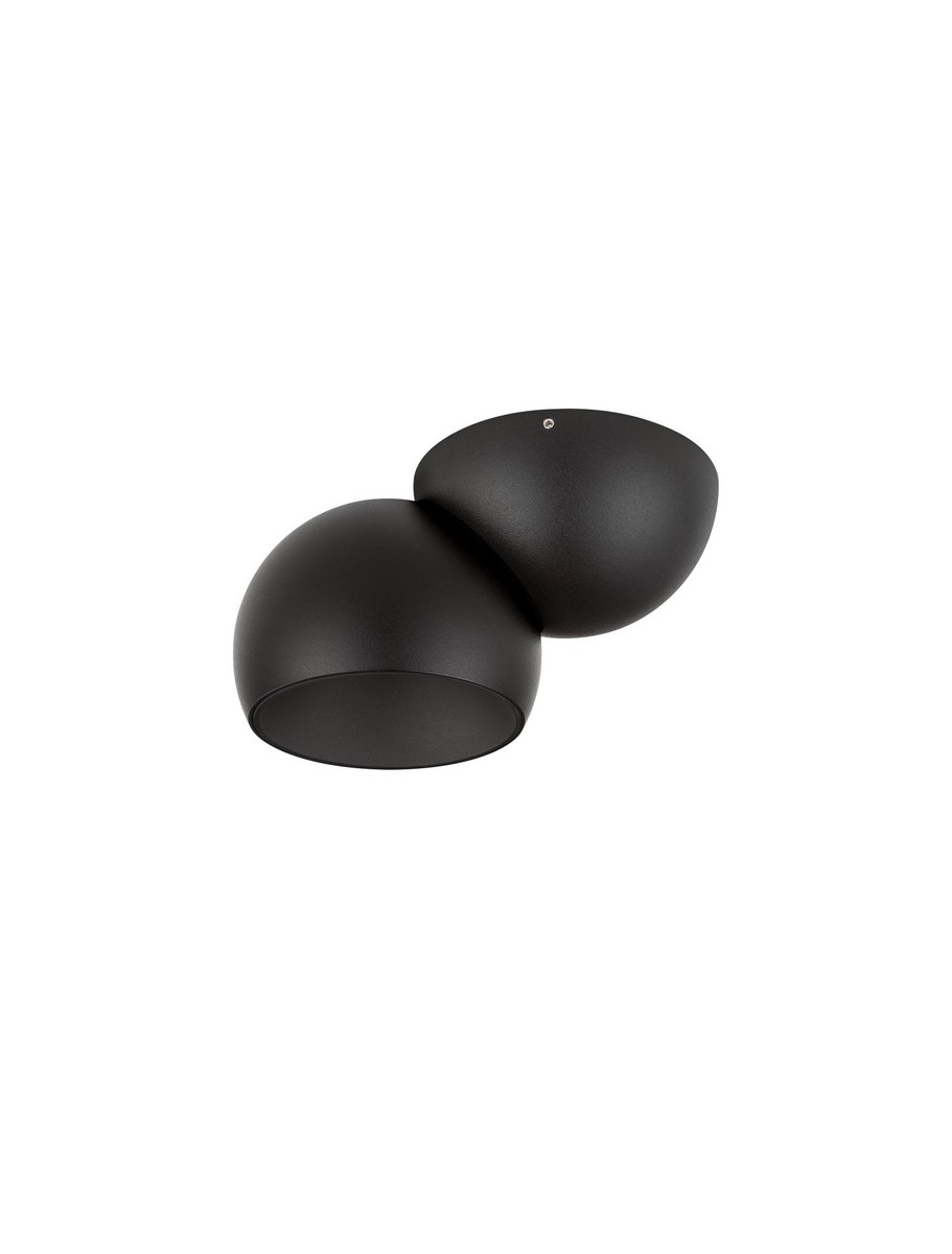 Plafon nowoczesny Luces Exclusivas FRONTERA, czarny, LED 11 W 3000 K, szer. 15,7 cm – LE46045