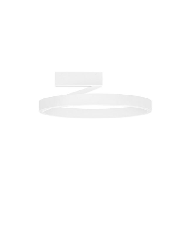 Plafon nowoczesny Luces Exclusivas GORAFE, biały, LED 47 W, Ø 50 cm – LE46049