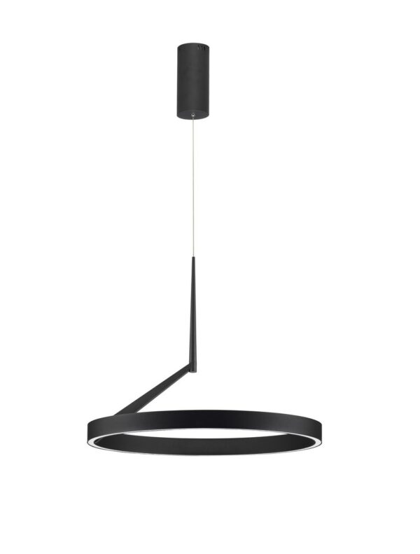 Lampa wisząca nowoczesna Luces Exclusivas GORAFE, czarna, LED 59 W, Ø 60 cm – LE46051