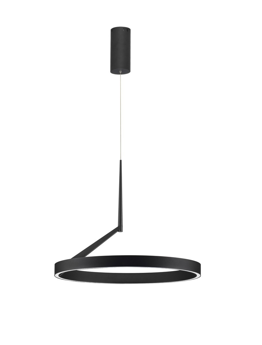 Lampa wisząca nowoczesna Luces Exclusivas GORAFE, czarna, LED 59 W, Ø 60 cm – LE46051