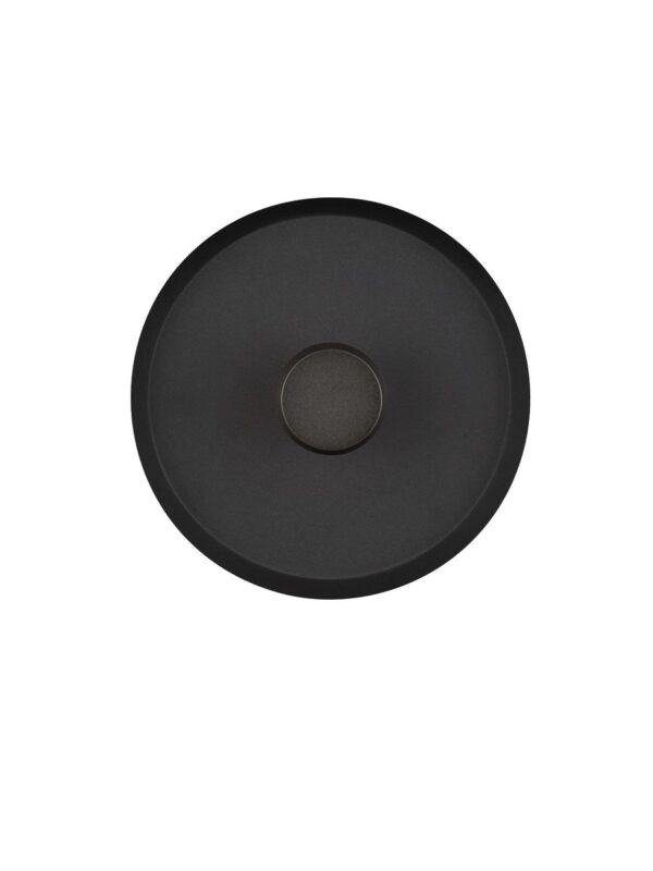 Kinkiet nowoczesny Luces Exclusivas GRAZAL, czarny, LED 6 W, Ø 25,5 cm – LE46055