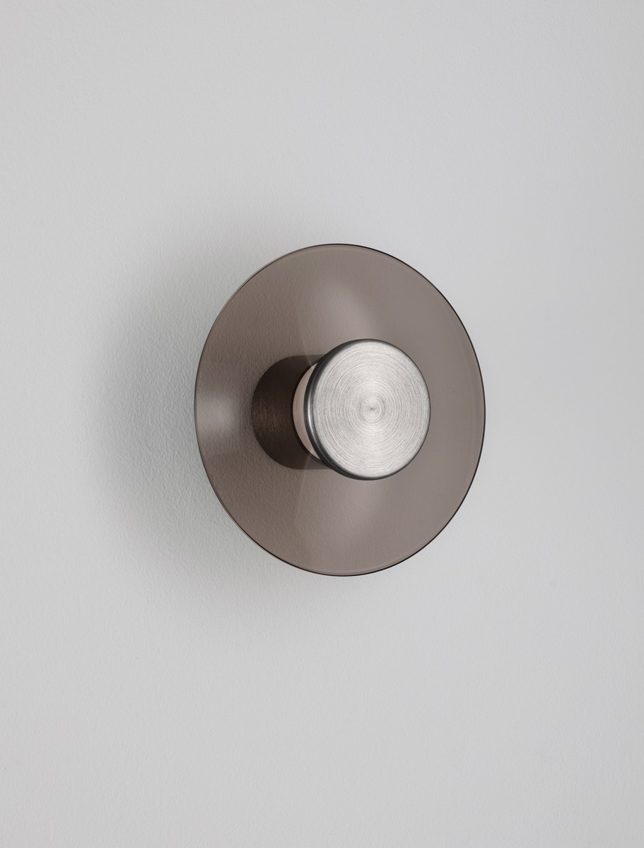 Kinkiet nowoczesny Luces Exclusivas HUANUCO, brązowy / nikiel matowy, LED 7 W 3000 K, Ø 15 cm – LE46076 - obrazek 4