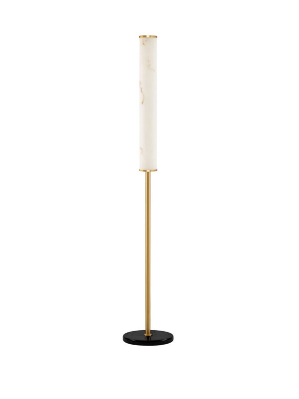 Lampa podłogowa nowoczesna Luces Exclusivas JUMILLA, złota, LED 20 W 3000 K, wys. 140 cm – LE46081