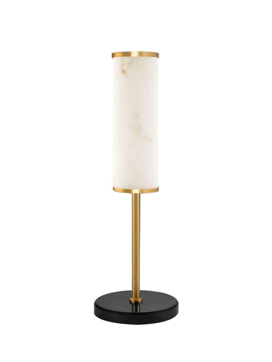 Lampa stołowa nowoczesna Luces Exclusivas JUMILLA, złota, LED 12 W 3000 K, wys. 49 cm – LE46082