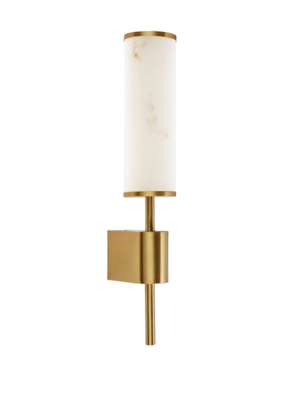 Kinkiet nowoczesny Luces Exclusivas JUMILLA, złoty, LED 12 W 3000 K, Ø 8 cm – LE46083
