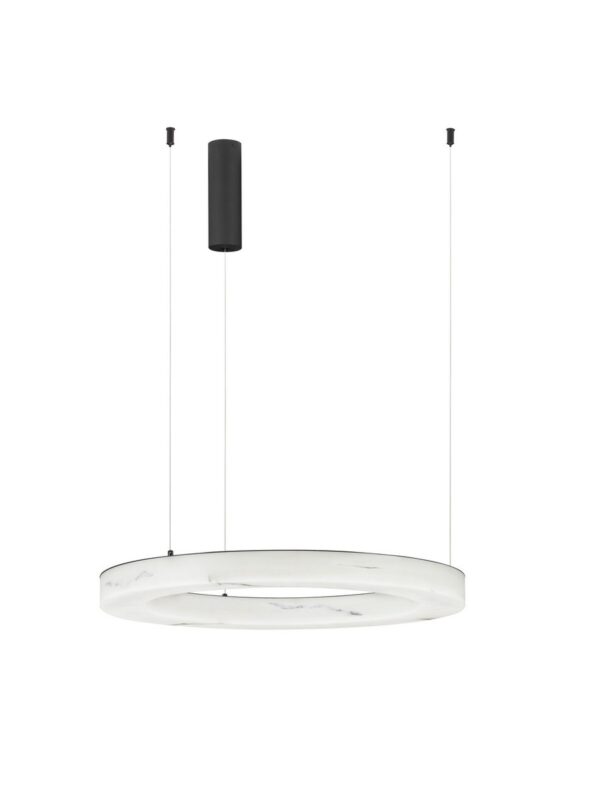 Lampa wisząca nowoczesna Luces Exclusivas LANZAROTE, czarna, LED 36 W 3000 K, Ø 60 cm – LE46085