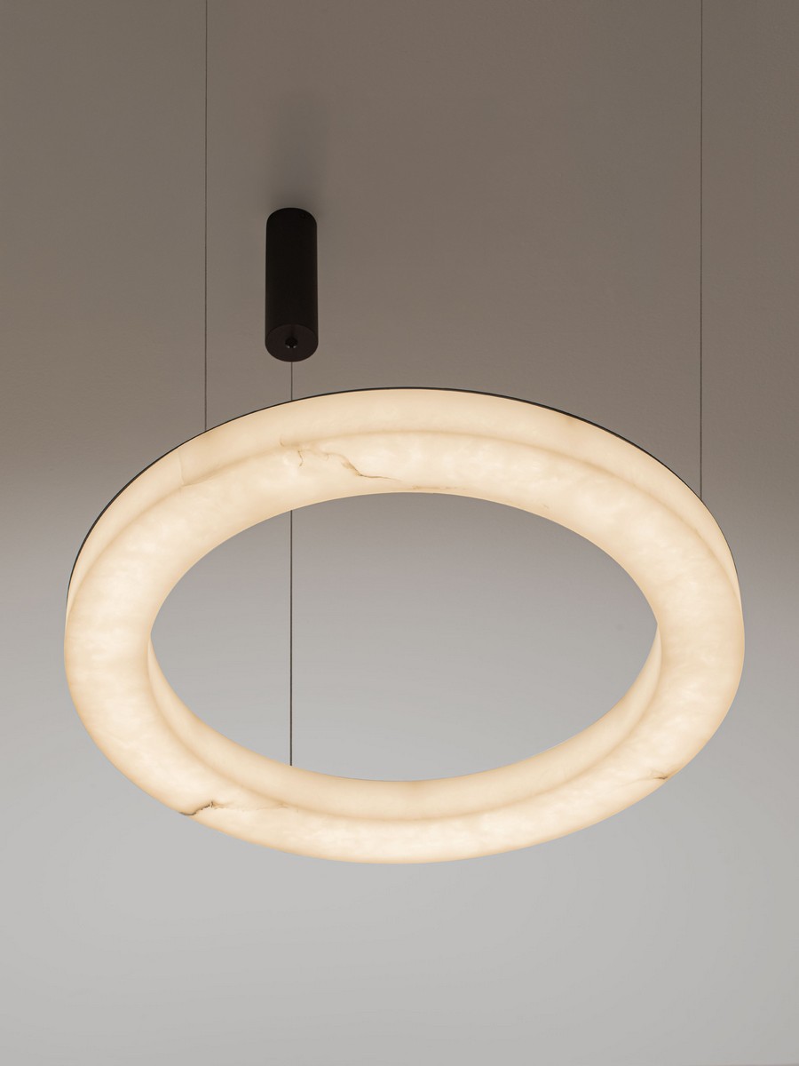 Lampa wisząca nowoczesna Luces Exclusivas LANZAROTE, czarna, LED 36 W 3000 K, Ø 60 cm – LE46085 - obrazek 5