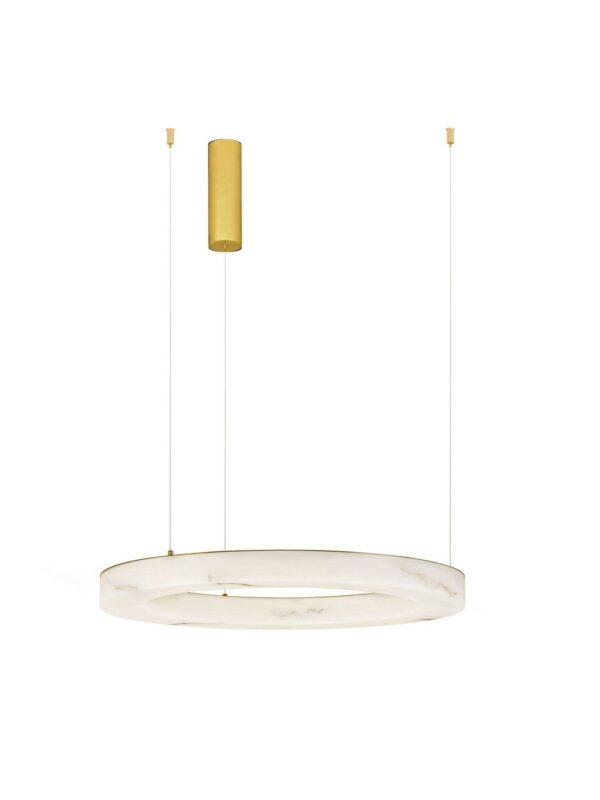 Lampa wisząca nowoczesna Luces Exclusivas LANZAROTE, złota, LED 36 W 3000 K, Ø 60 cm – LE46087