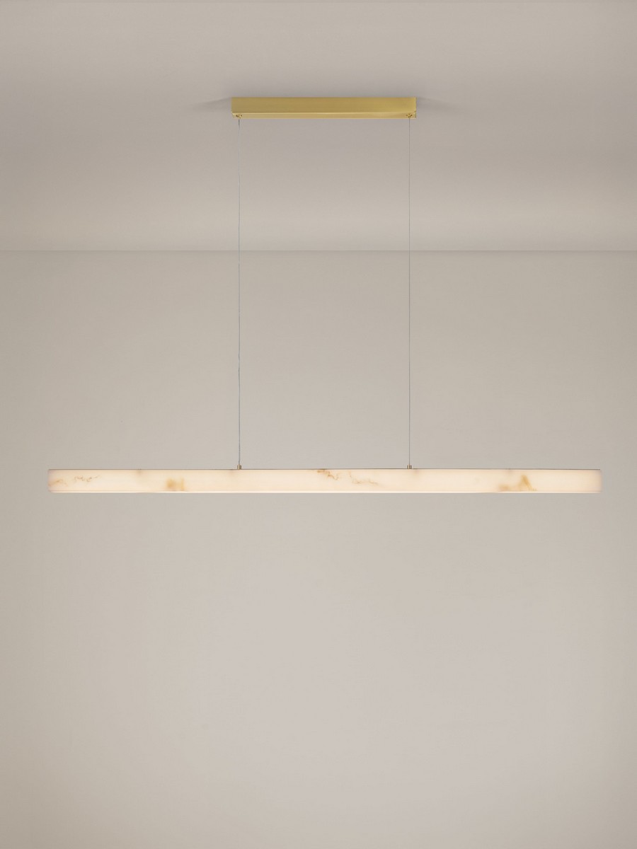 Lampa wisząca nowoczesna Luces Exclusivas LANZAROTE, złota, LED 36 W 3000 K, szer. 6 cm – LE46088 - obrazek 3