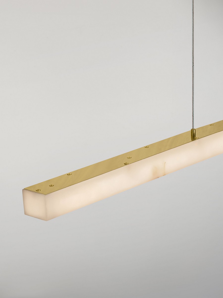 Lampa wisząca nowoczesna Luces Exclusivas LANZAROTE, złota, LED 36 W 3000 K, szer. 6 cm – LE46088 - obrazek 4