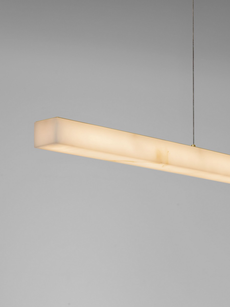 Lampa wisząca nowoczesna Luces Exclusivas LANZAROTE, złota, LED 36 W 3000 K, szer. 6 cm – LE46088 - obrazek 5