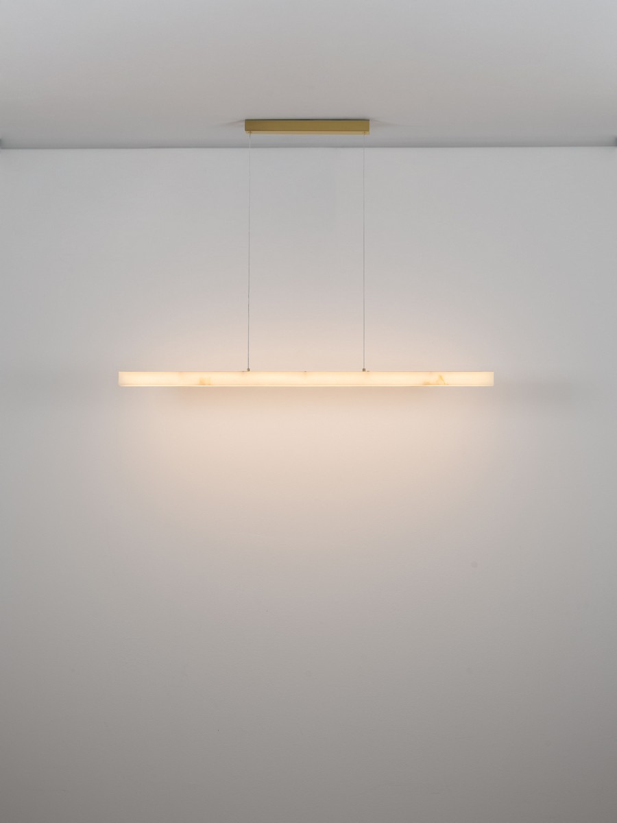 Lampa wisząca nowoczesna Luces Exclusivas LANZAROTE, złota, LED 36 W 3000 K, szer. 6 cm – LE46088 - obrazek 6