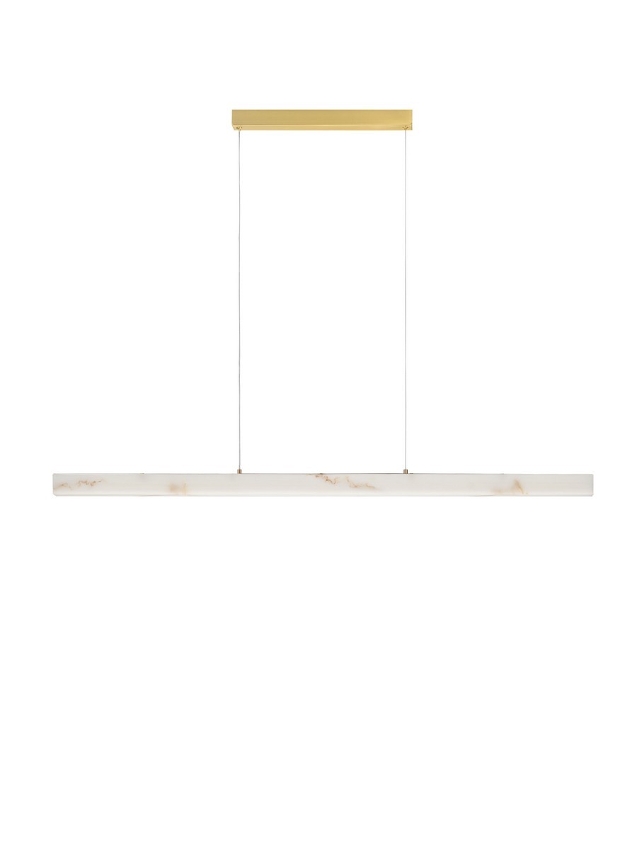 Lampa wisząca nowoczesna Luces Exclusivas LANZAROTE, złota, LED 36 W 3000 K, szer. 6 cm – LE46088