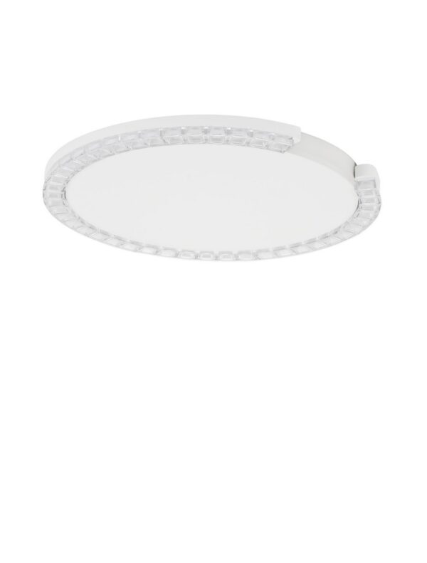 Plafon nowoczesny Luces Exclusivas MAHON, biały, LED 21 W 3000 K, Ø 46 cm – LE46105