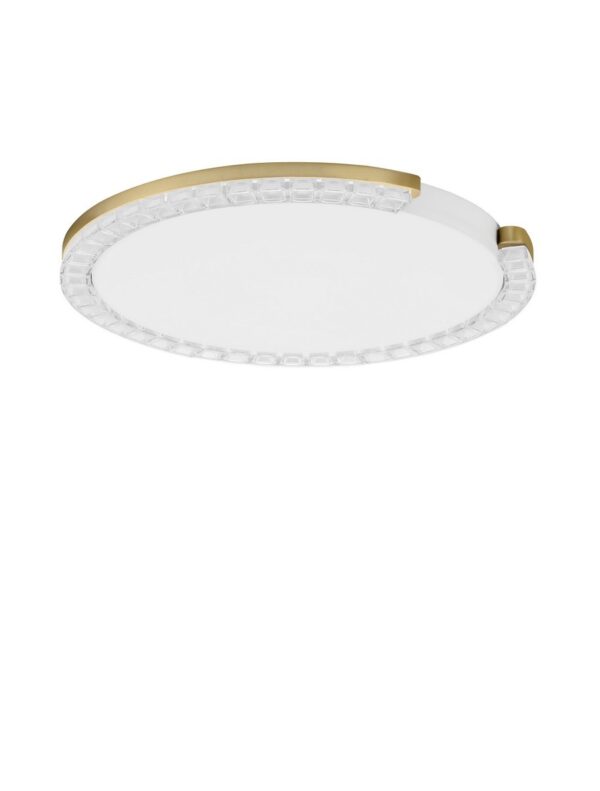 Plafon nowoczesny Luces Exclusivas MAHON, złoty, LED 21 W 3000 K, Ø 46 cm – LE46107