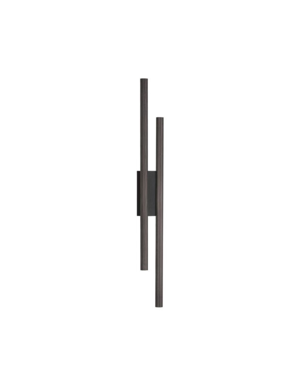 Kinkiet nowoczesny Luces Exclusivas MONTERZO, nikiel matowy, LED 11 W, szer. 4,6 cm – LE46112