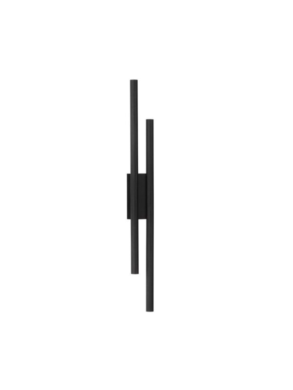 Kinkiet nowoczesny Luces Exclusivas MONTERZO, czarny, LED 11 W, szer. 4,6 cm – LE46113
