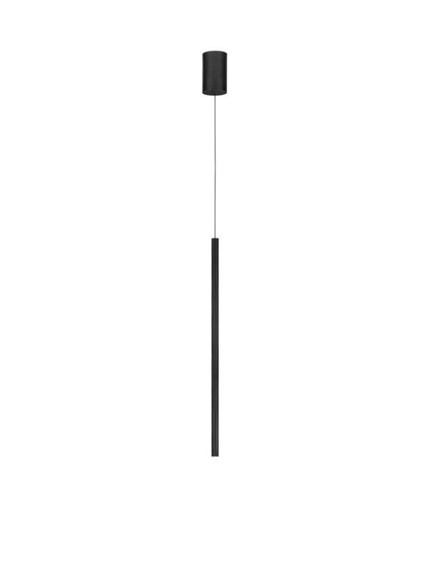 Lampa wisząca nowoczesna Luces Exclusivas MONTERZO, czarna, LED 4 W, Ø 7 cm – LE46117