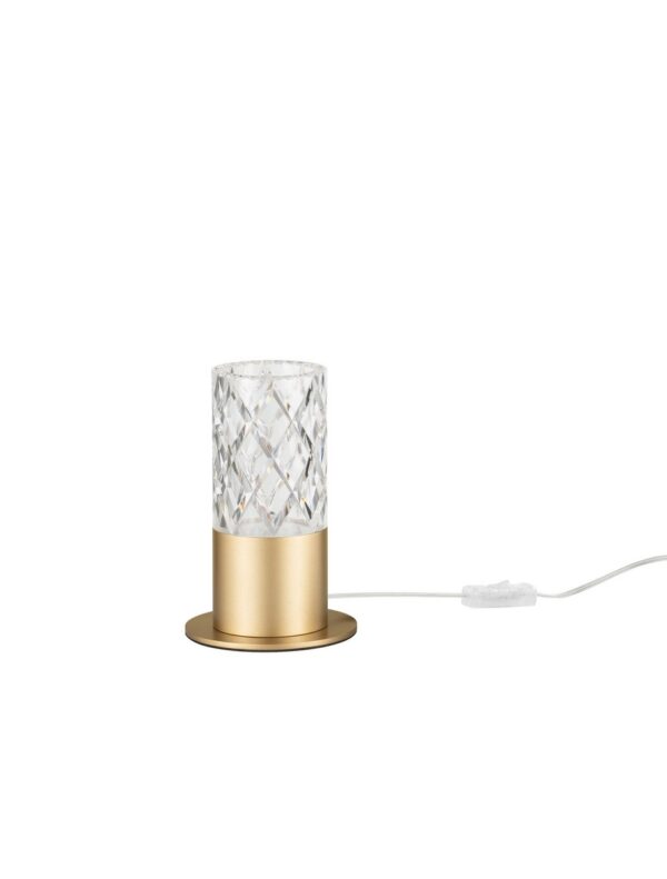 Lampa stołowa nowoczesna Luces Exclusivas MURO, złota, LED 5 W 3000 K, wys. 18,5 cm – LE46125