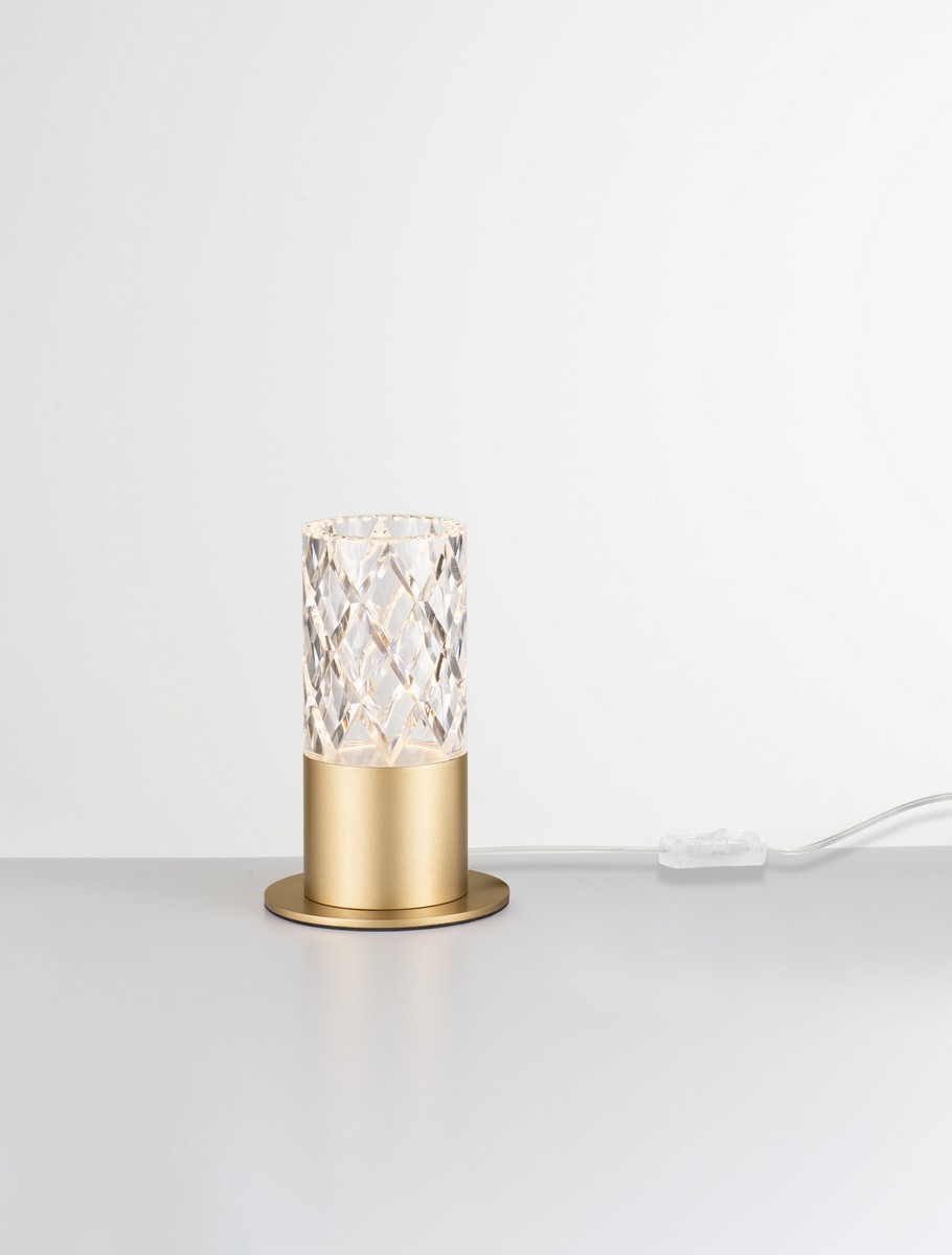 Lampa stołowa nowoczesna Luces Exclusivas MURO, złota, LED 5 W 3000 K, wys. 18,5 cm – LE46125 - obrazek 3